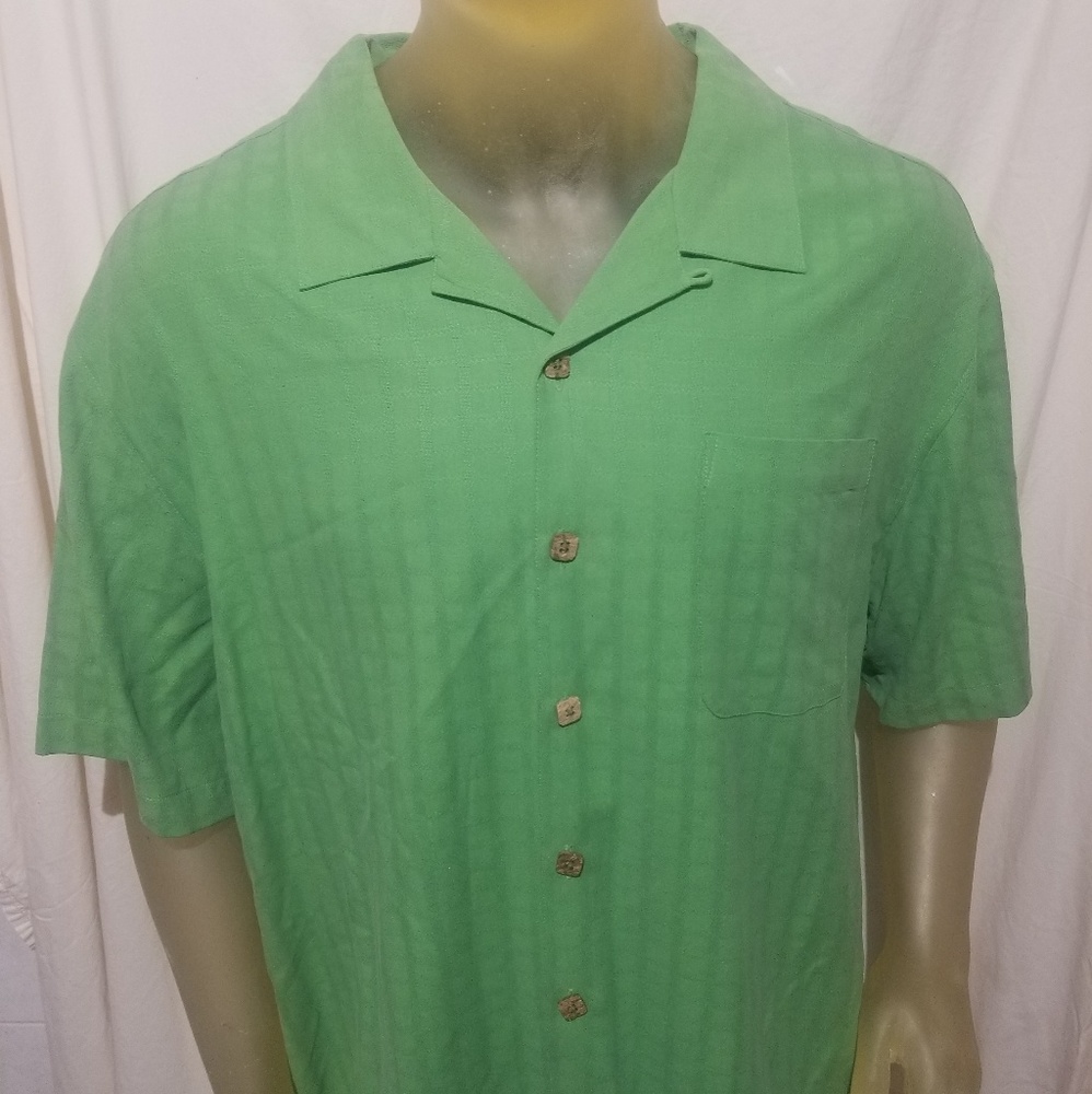 Men Paradise Collection Washable Silk Shirt XXL